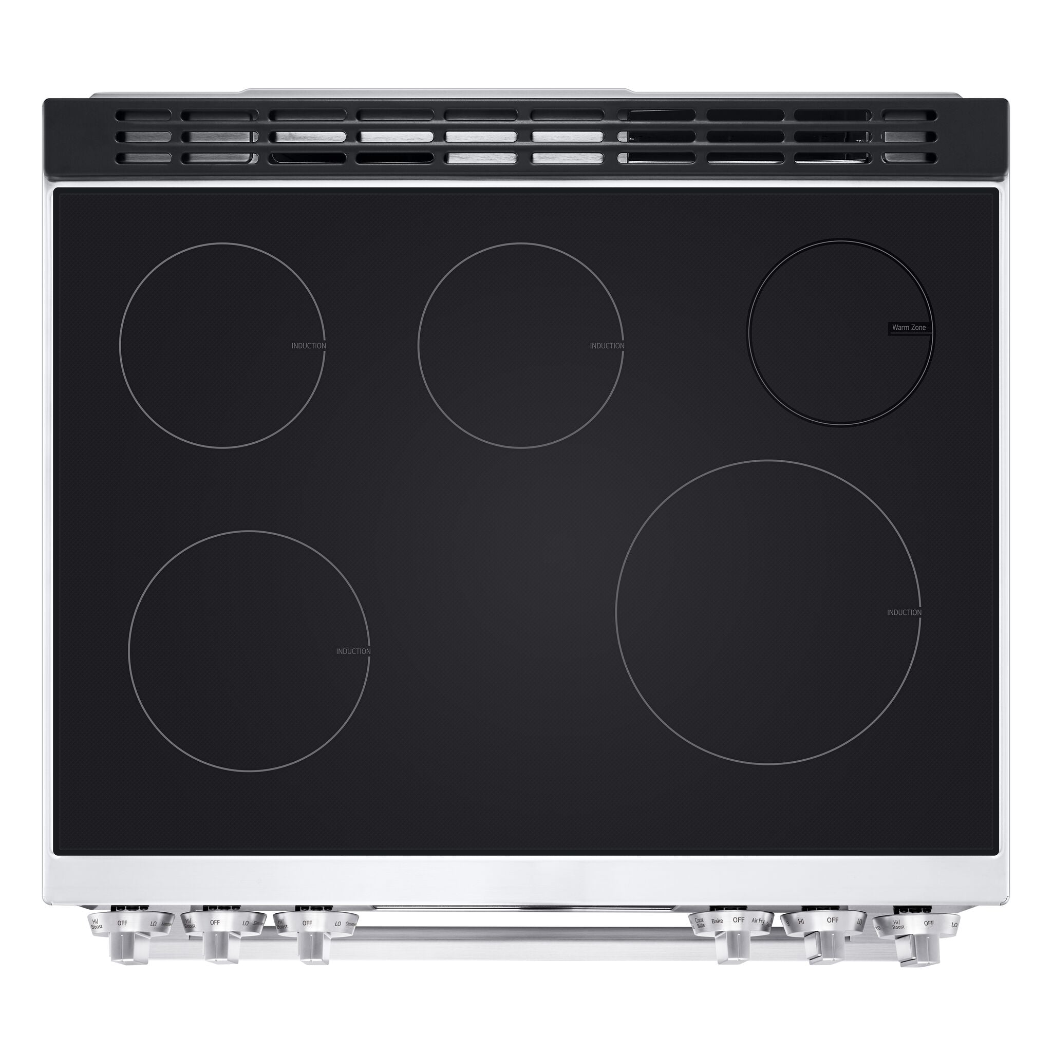 LG Smudge Resistant Stainless Steel Slide-In Induction Range with Air Sous Vide and Air Fry (6.3 Cu.Ft) - LSIL6336XE