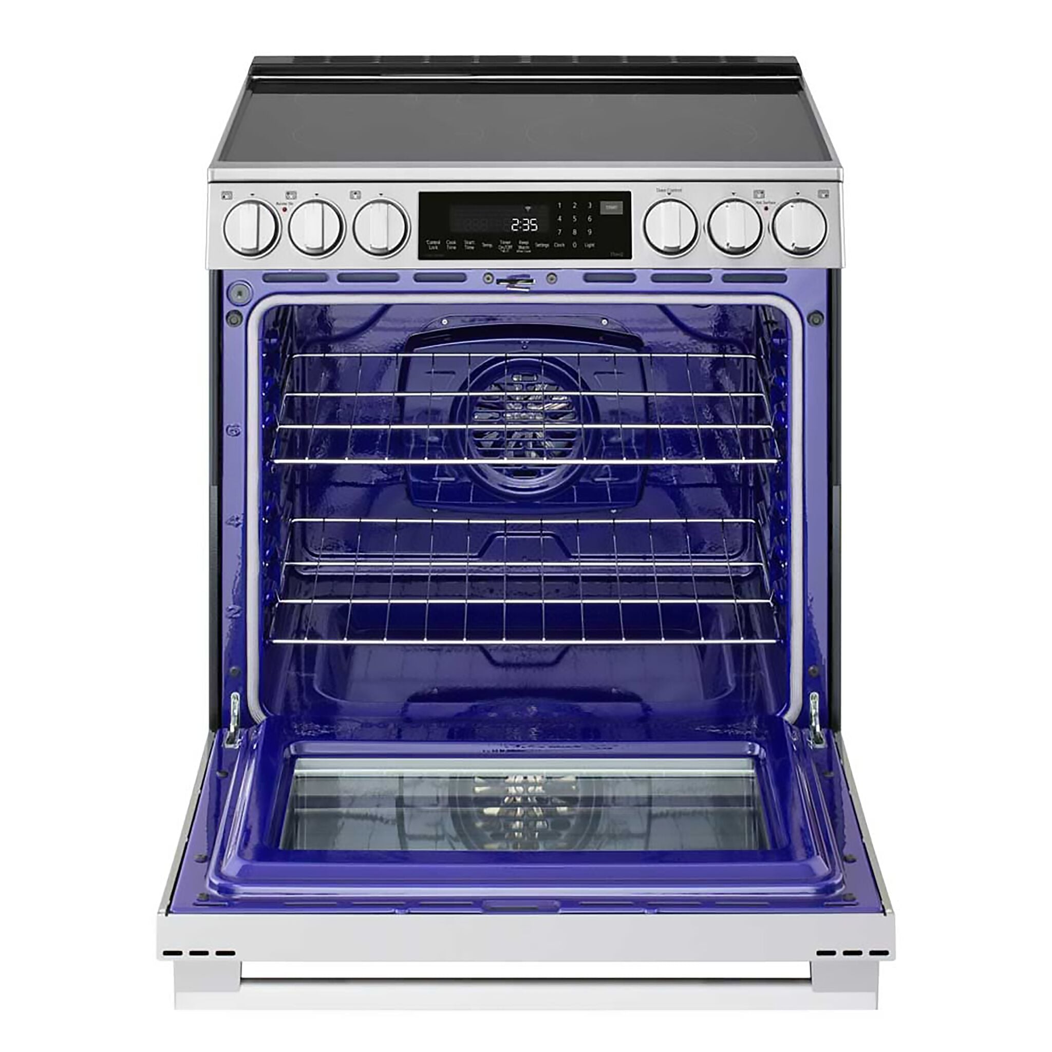 LG Smudge Resistant Stainless Steel Smart Electric Slide-In Range with Air Sous Vide (6.3 Cu.Ft) - LSEL6337XE