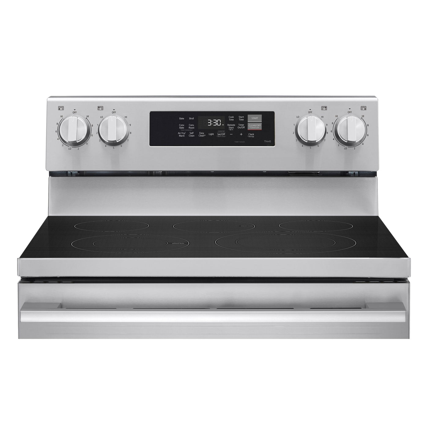 LG Stainless Steel Smart Electric Freestanding Range with Air Fry (6.3 Cu.Ft) - LREN6323YE
