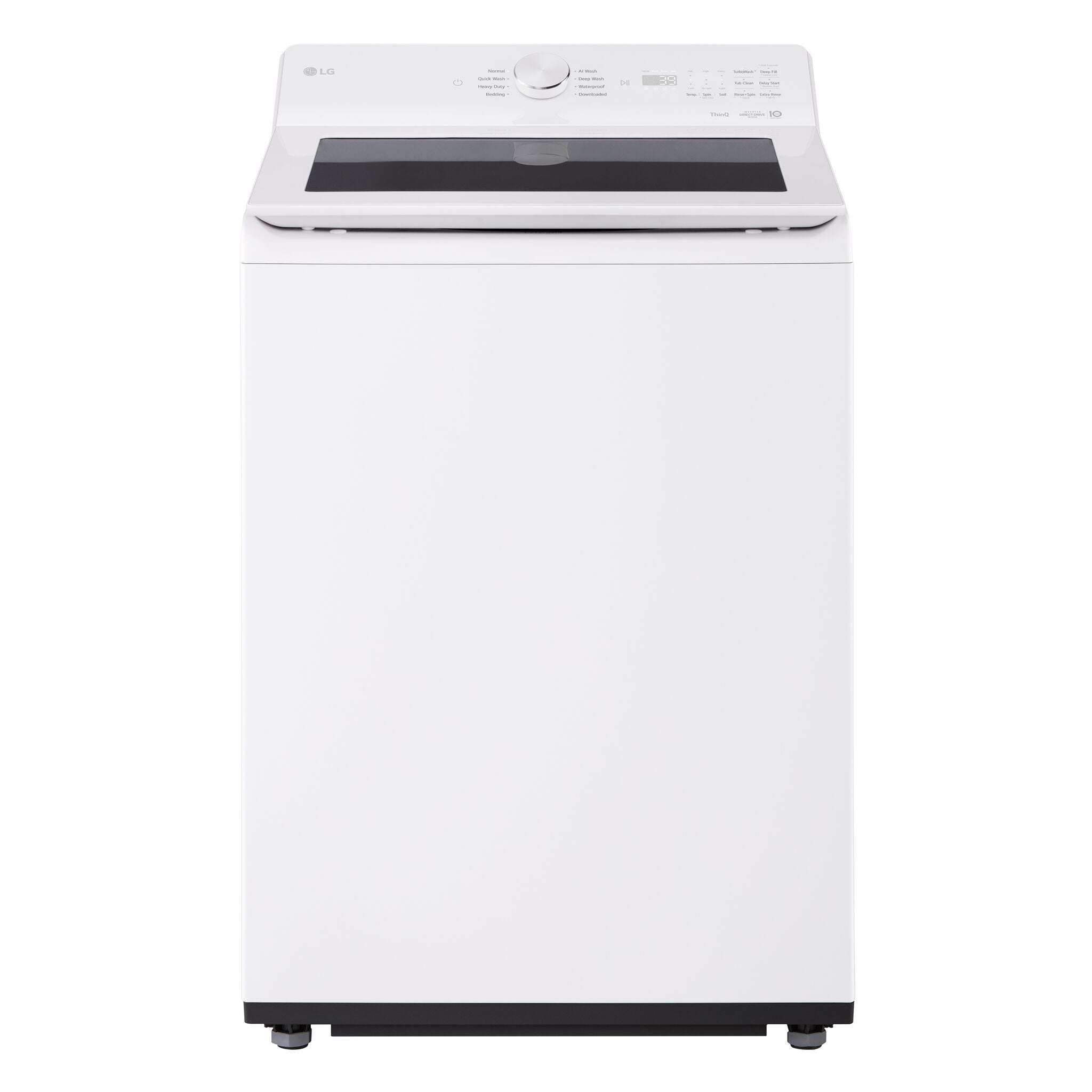 LG White Mega Capacity Smart Top Load Washer with 4-Way® Agitator (5.6 Cu. Ft) - WT8205CW