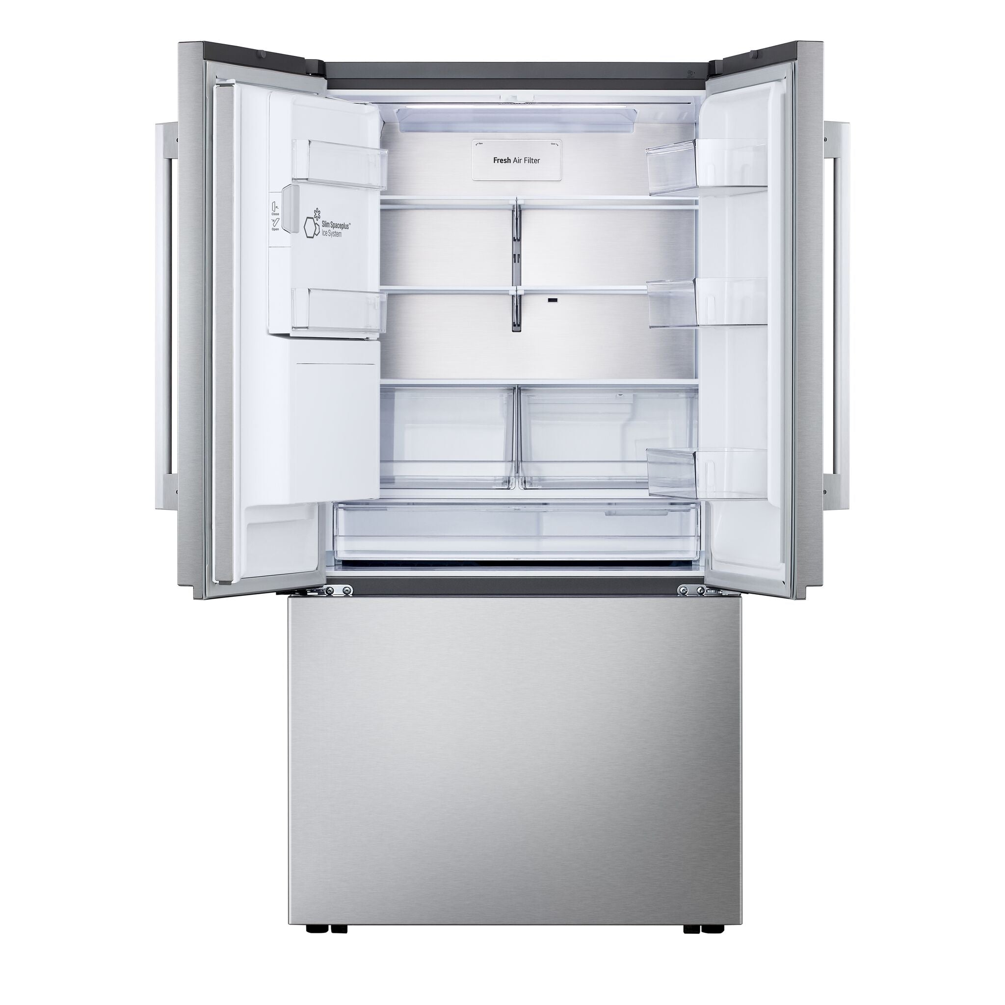 LG 36" 23.7 Cu. Ft. Smudge-Resistant Stainless Steel Counter-Depth MAX Smart Refrigerator with Zero Clearance Hinge System - LF24Z6330S