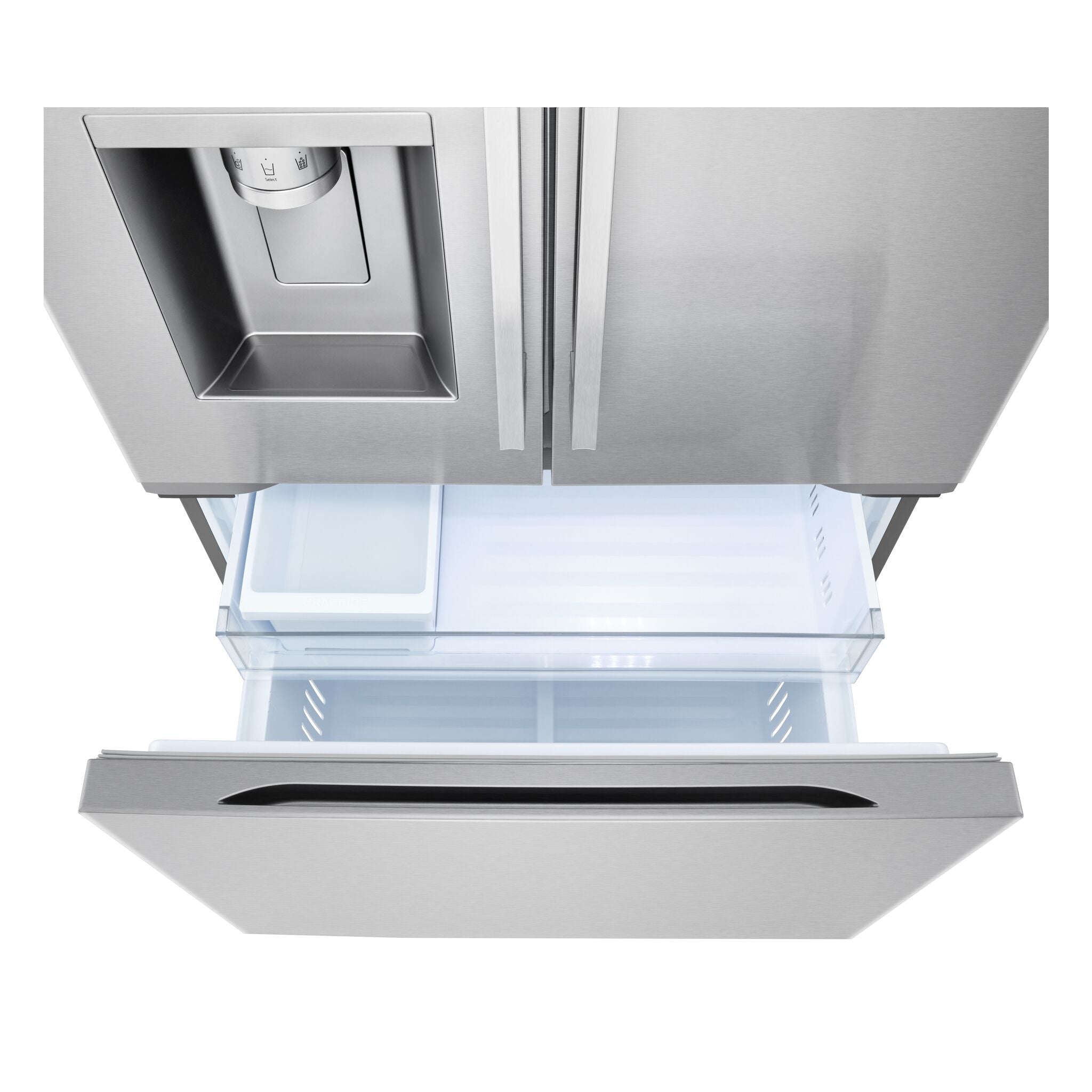 LG 36" 23.7 Cu. Ft. Smudge-Resistant Stainless Steel Counter-Depth MAX Smart Refrigerator with Zero Clearance Hinge System - LF24Z6330S