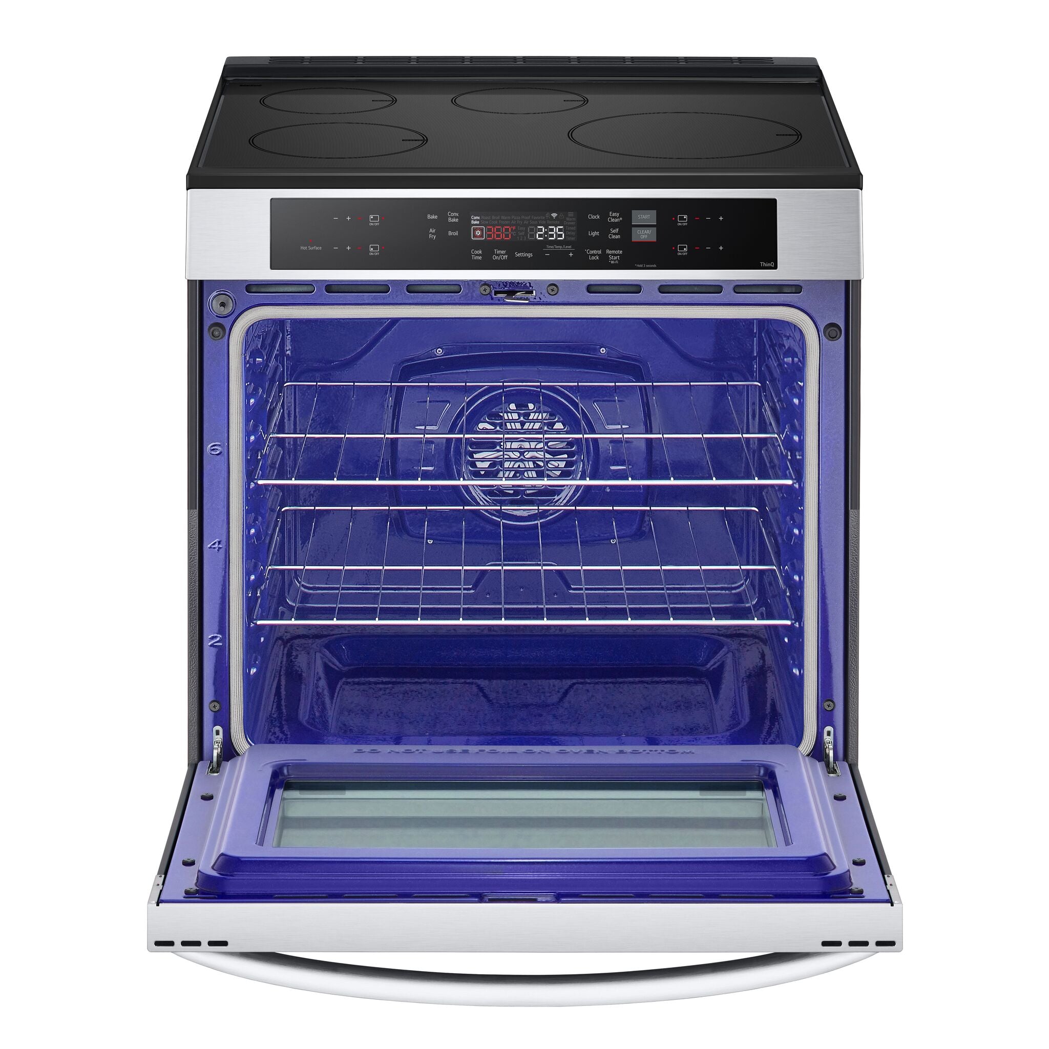 LG Smudge Resistant Stainless Steel Smart Induction Slide-in Range with True Convection and Air Fry (6.3 Cu.Ft) - LSIL6332FE