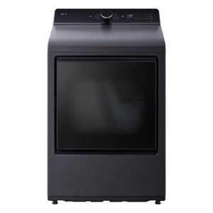 LG Matte Black Electric Dryer with EasyLoad™ Door (7.3 cu.ft) - DLE8400BE