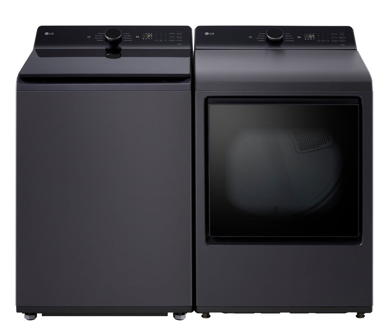 LG Matte Black Top Load Washer with 4-Way™ Agitator (6.1 cu. ft
