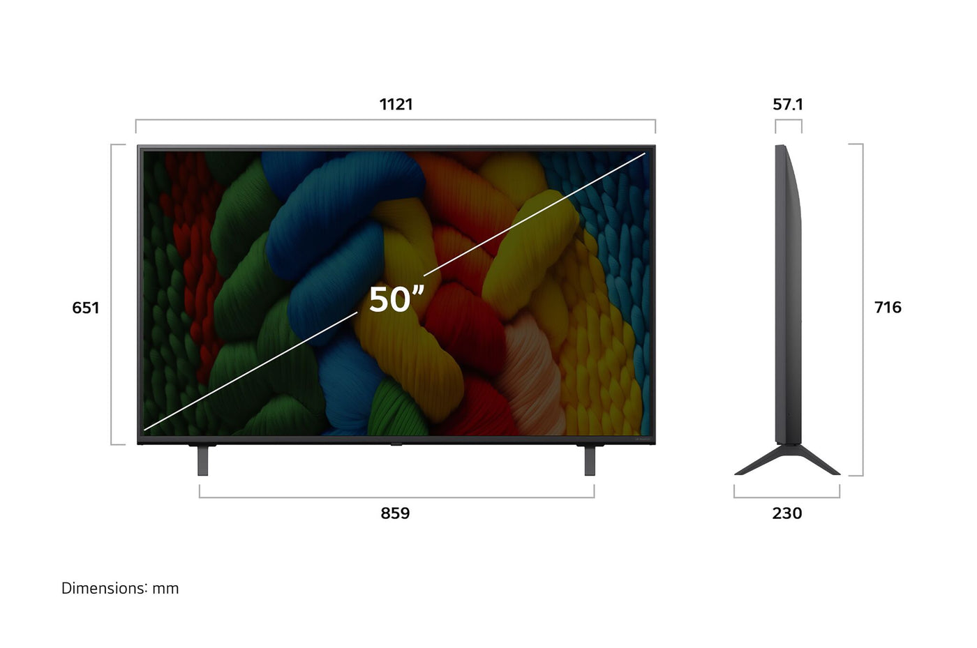 LG 50" 4K NanoCell Smart LED TV - 50NANO80AUA