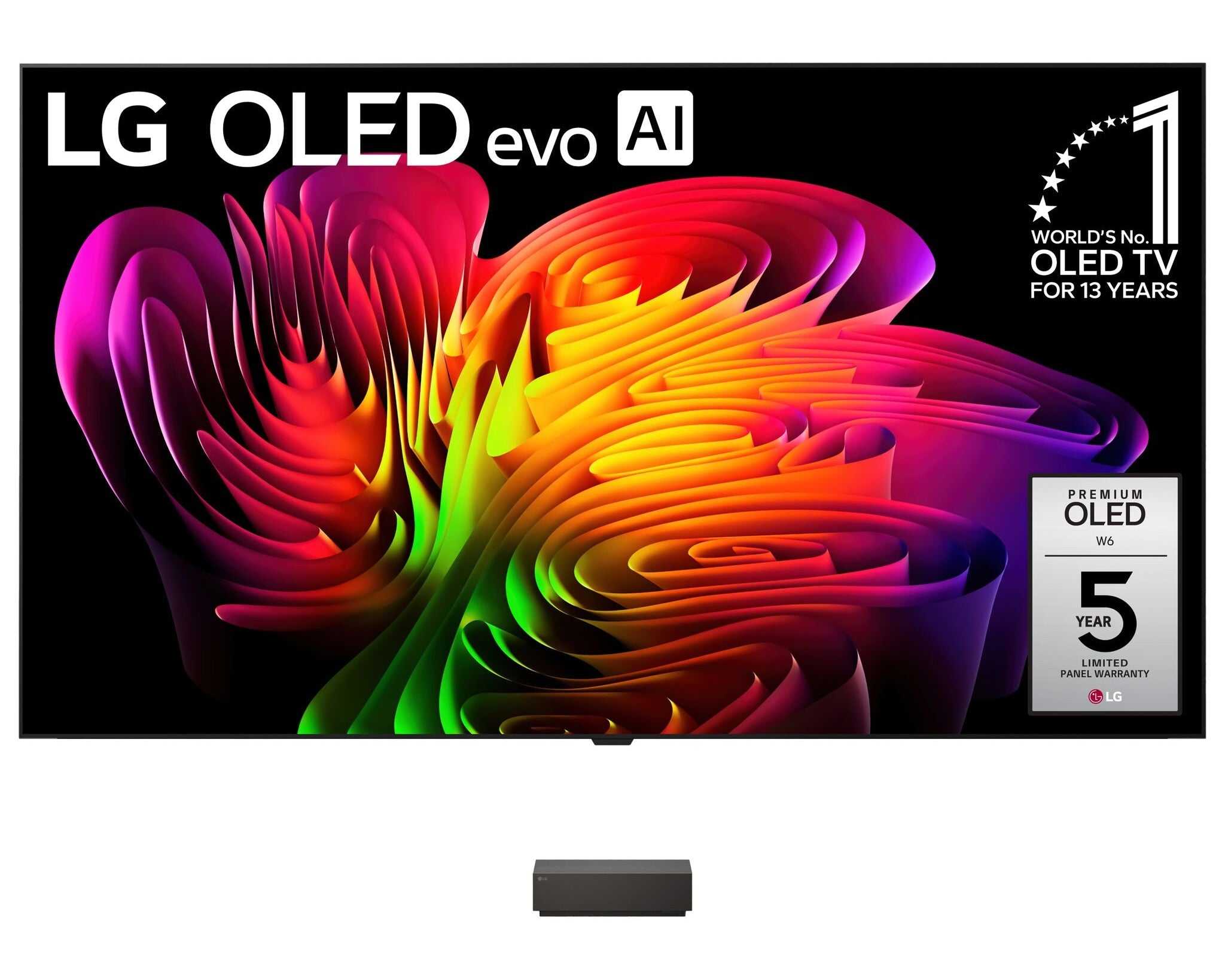 LG 83" 4K Smart OLED Evo AI W6 TV - OLED83W6PUA.ACC