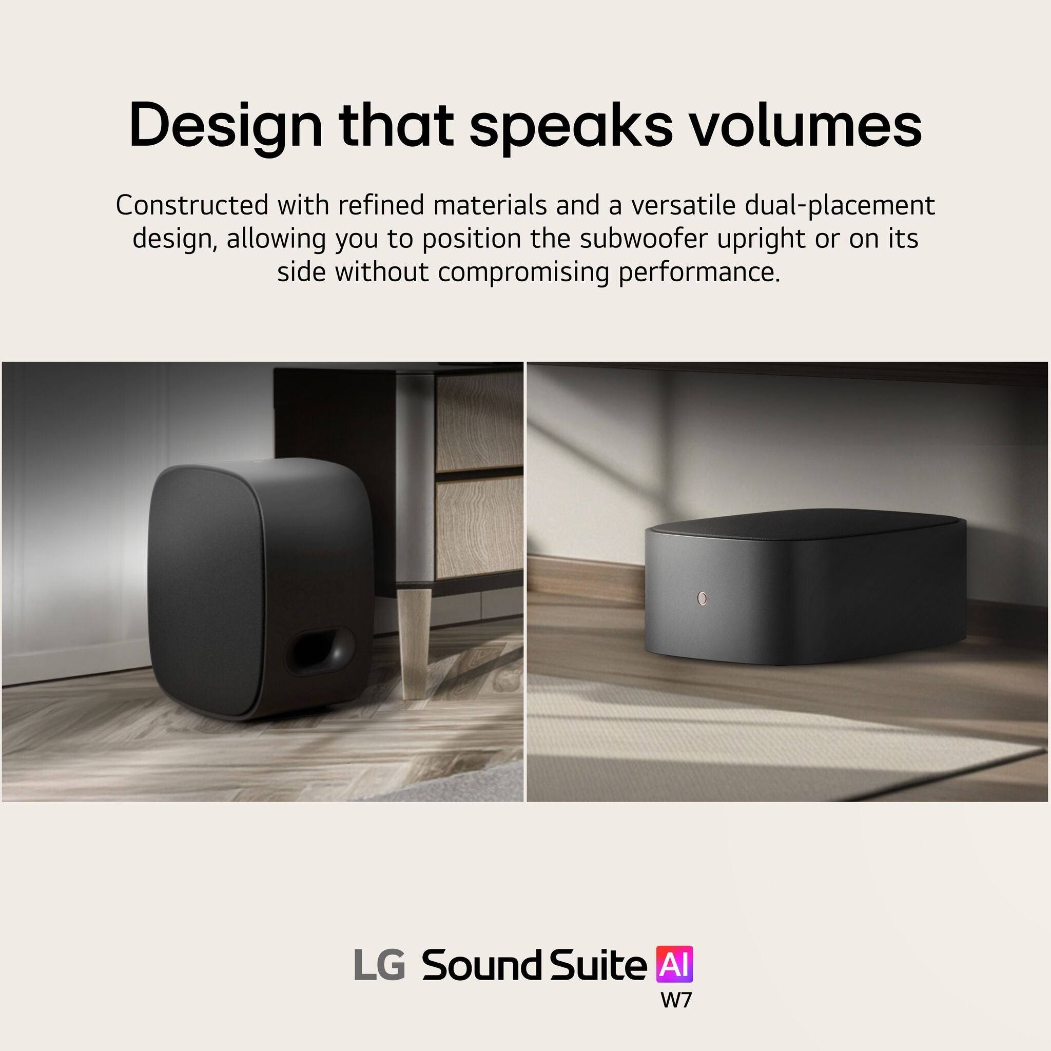 LG Sound Suite W7 8-Inch Subwoofer--