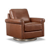 Laguna Leather Swivel Chair - Brown