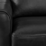 Laguna Leather Swivel Chair - Black