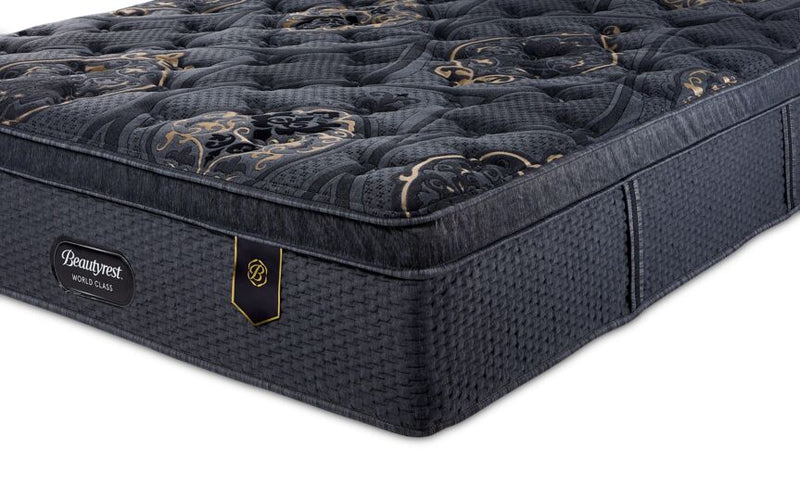 Beautyrest World Class Legacy Medium King Mattress and Split