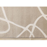 Soft Currents 7'10" x 10'6" Organic Line Design Area Rug - Beige, Cream