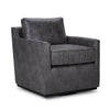 Levi Swivel Accent Chair - Grey