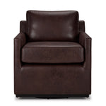 Levi Swivel Accent Chair - Brown