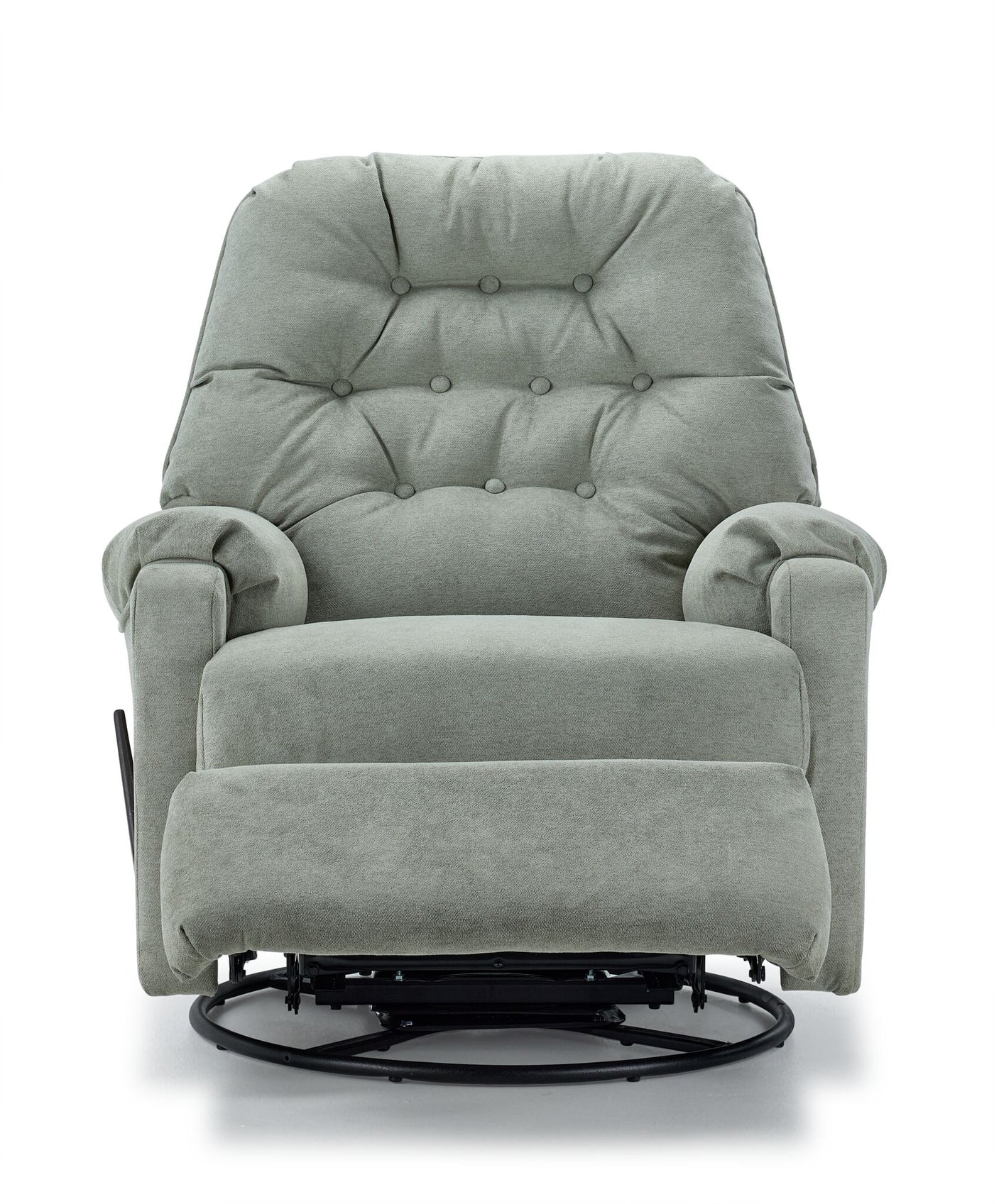 Lily Swivel Glider Recliner - Slate Green
