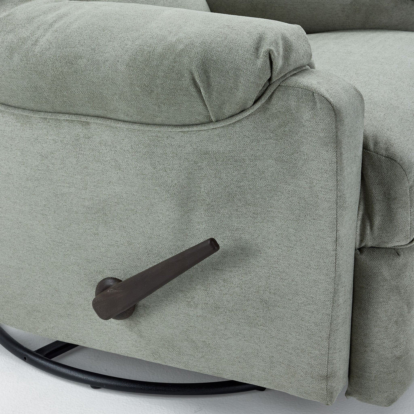 Lily Swivel Glider Recliner - Slate Green