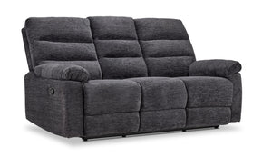 Lucie Reclining Sofa - Charcoal