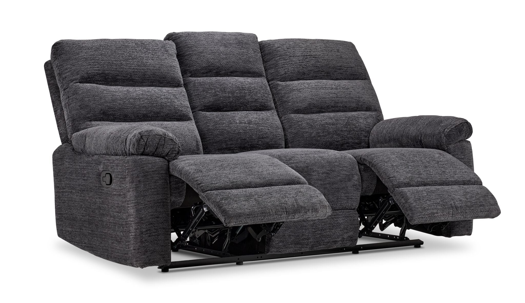Lucie Reclining Sofa - Charcoal