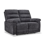 Lucie Reclining Sofa, Loveseat and Recliner Set- Charcoal