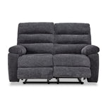 Lucie Reclining Loveseat - Charcoal