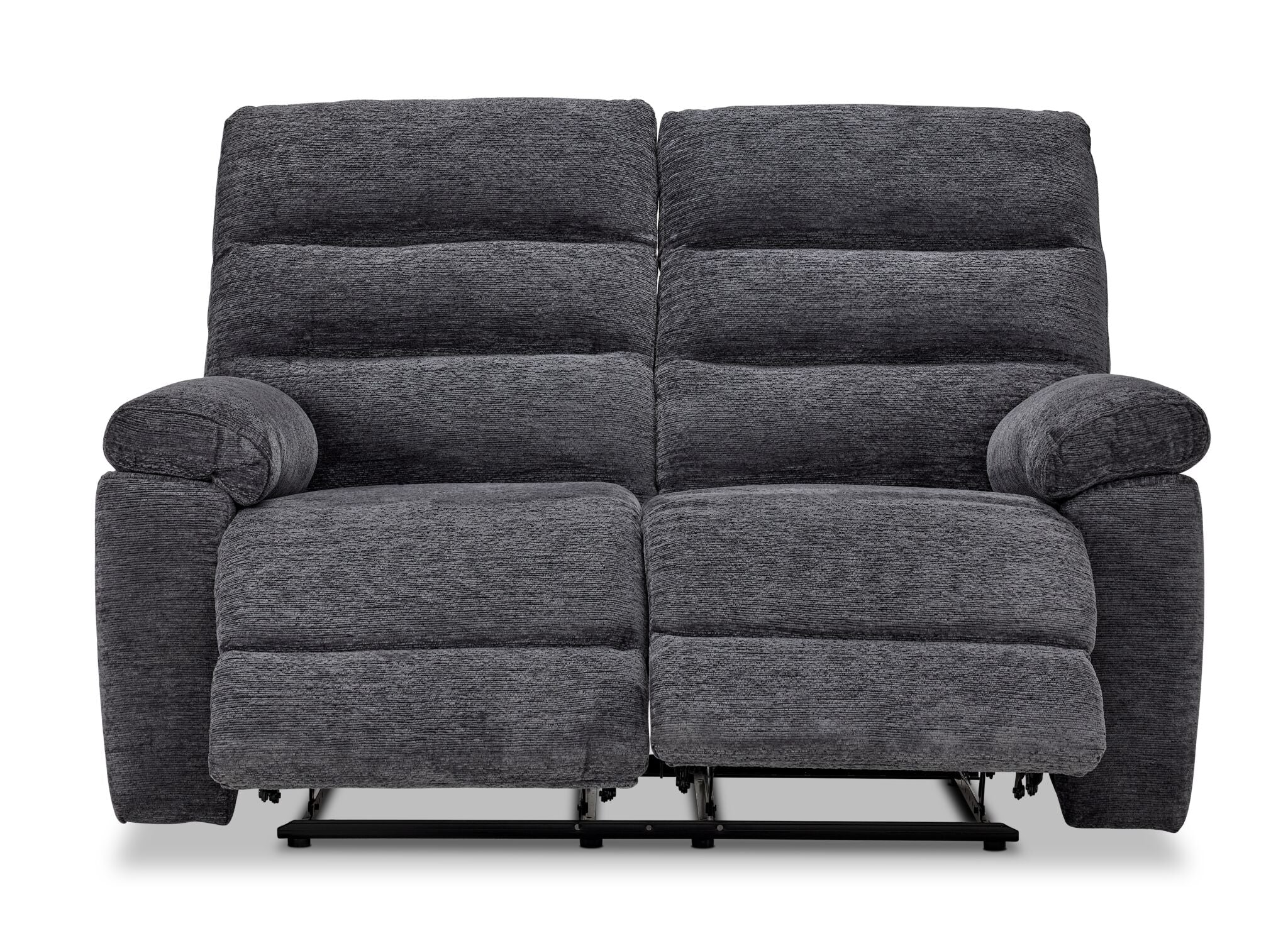 Lucie Reclining Loveseat - Charcoal