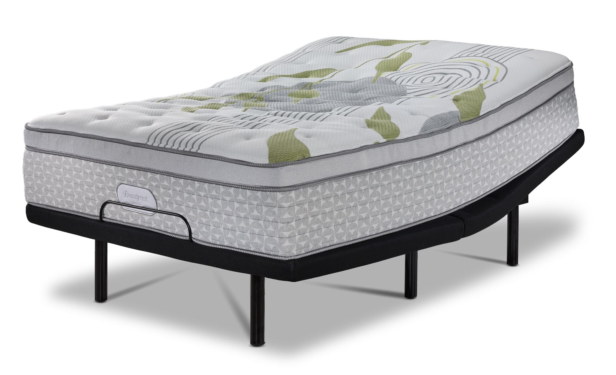 Beautyrest Max+ Lumen Euro Top Luxury Firm Queen Mattress and L2 Motion Pro Adjustable Base