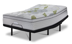 Beautyrest Max+ Lumen Euro Top Luxury Firm Twin XL Mattress and L2 Motion Pro Adjustable Base
