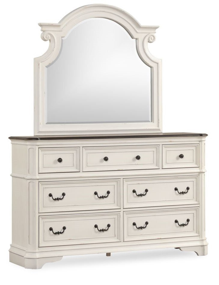 Macey Mirror - White