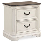 Macey Night Table - White