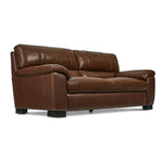 Maddox Leather Sofa - Cognac
