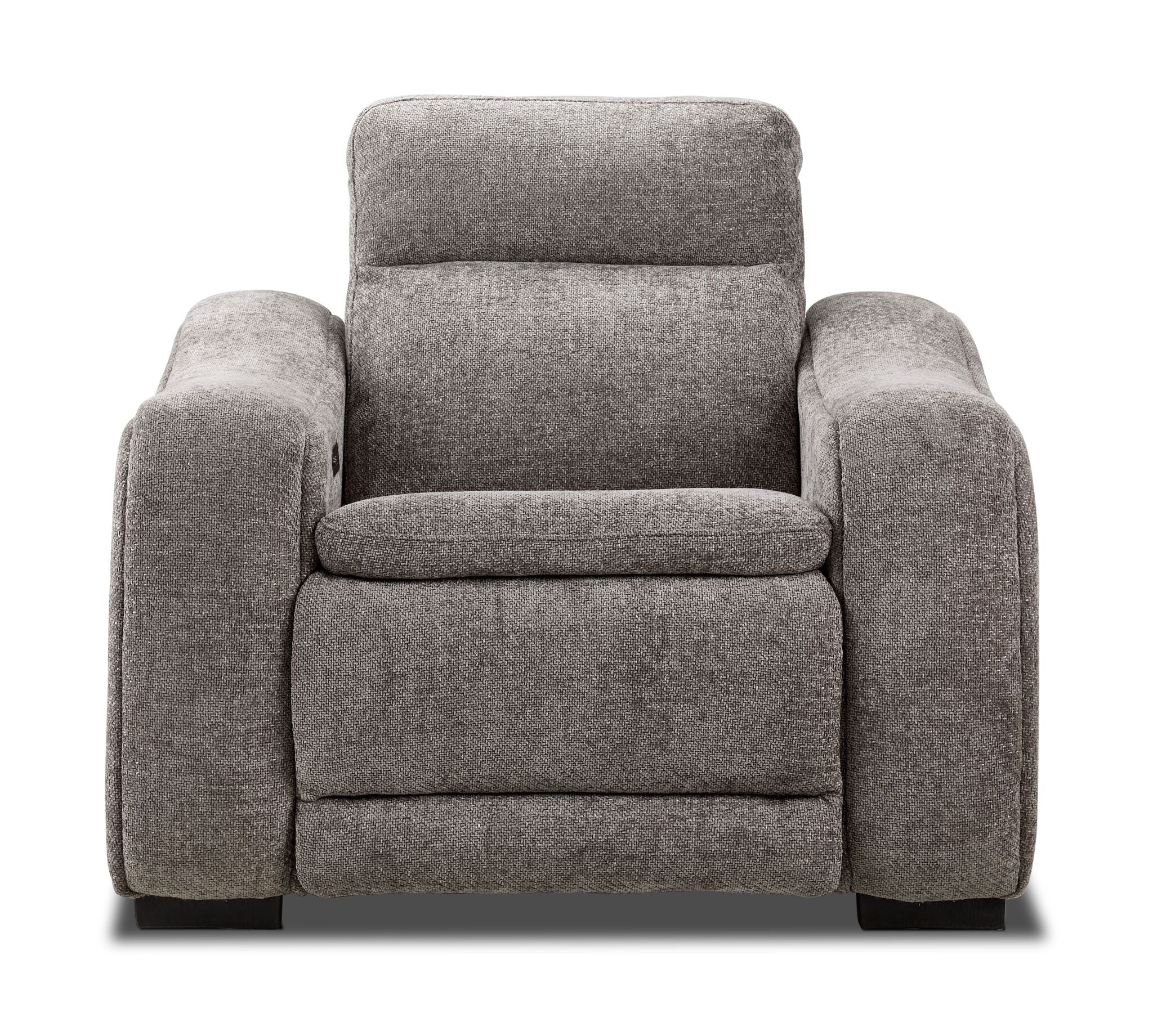 Madison Dual Power Recliner - Brown