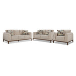 Madrid Sofa, Loveseat and Chair Set - Beige