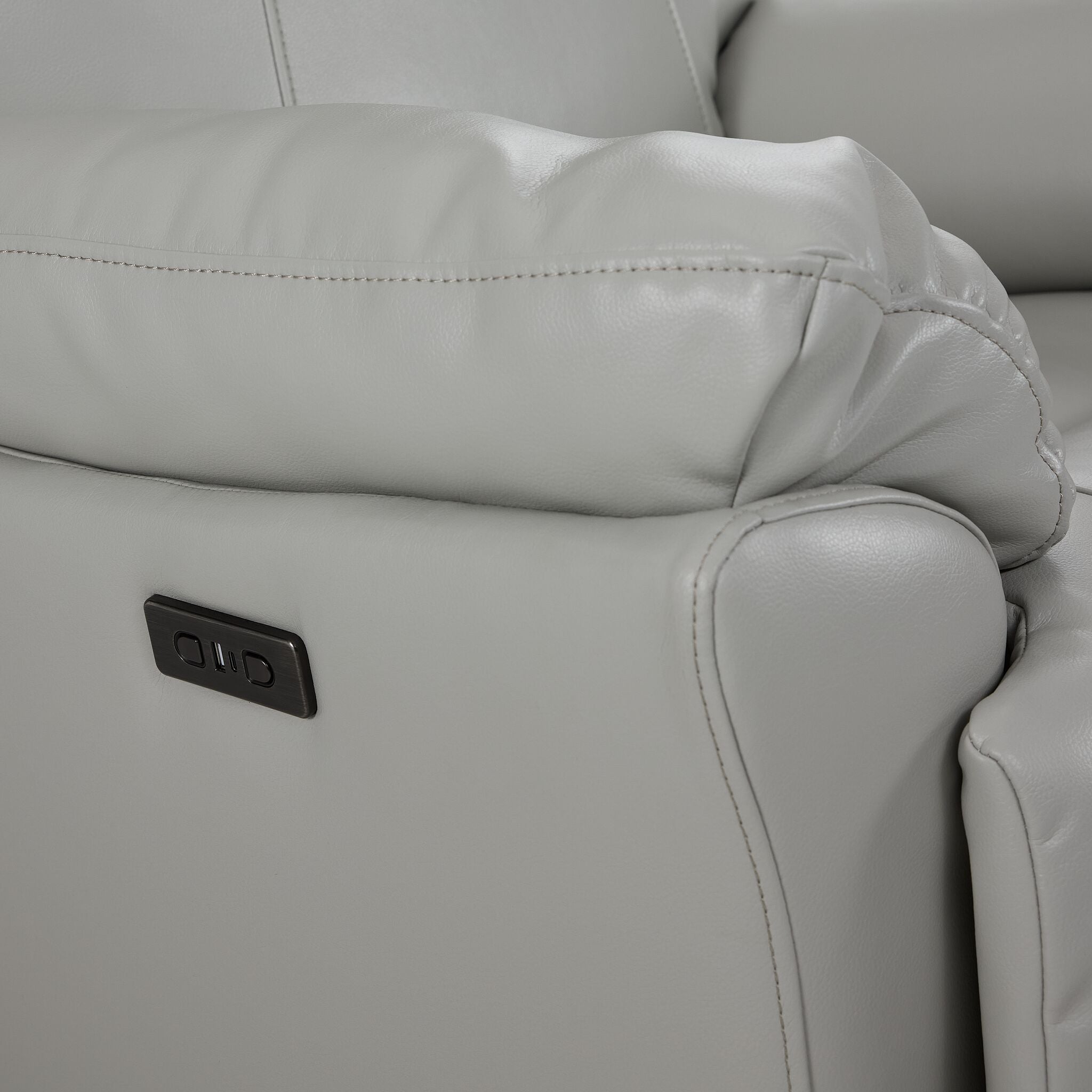 Maldives Power Recliner - Silver
