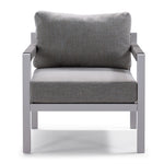 Malibu Outdoor Lounge Chair - White, Grey