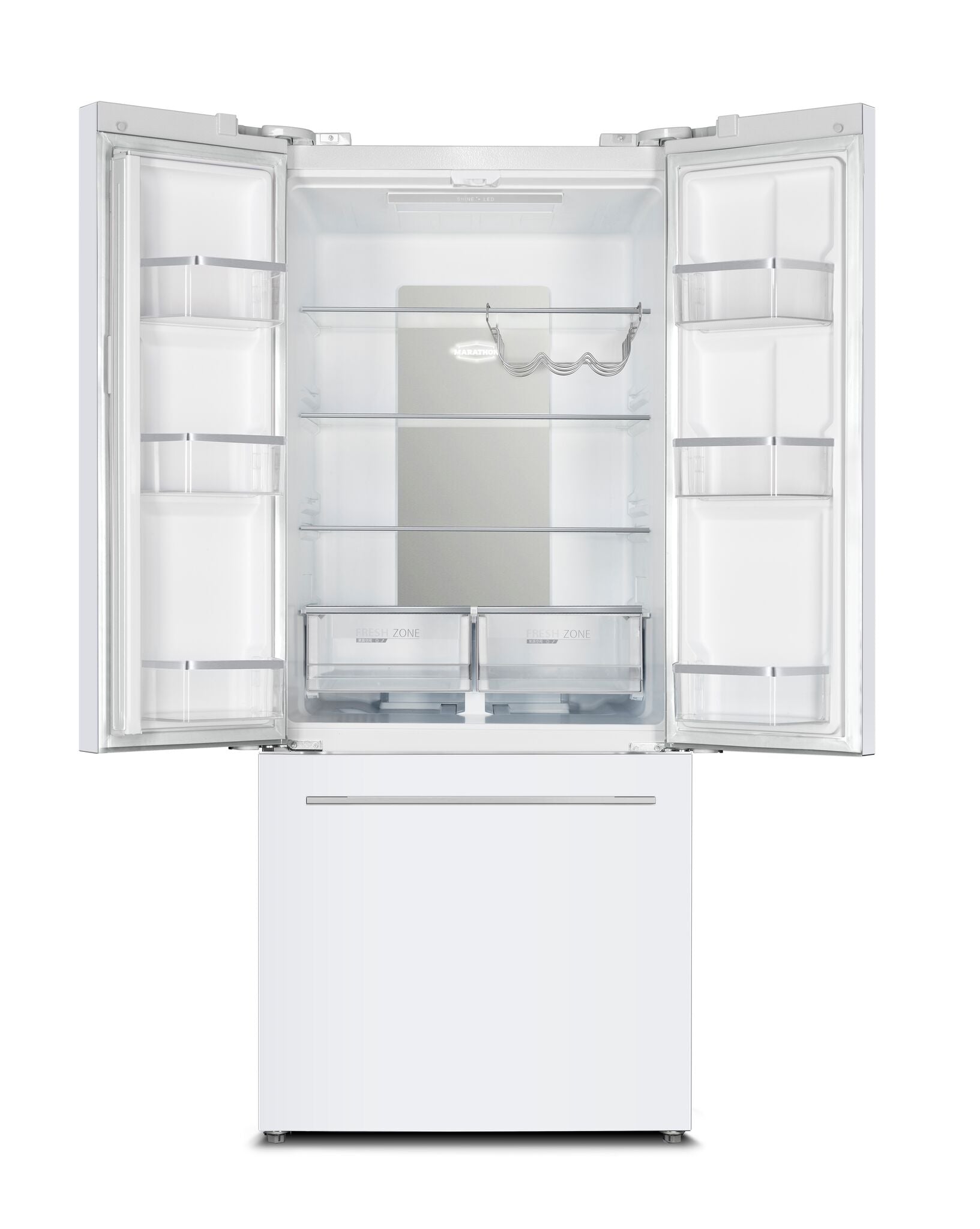 Marathon 30" 18 Cu. Ft. White French Door Refrigerator - MFF180WFD-1