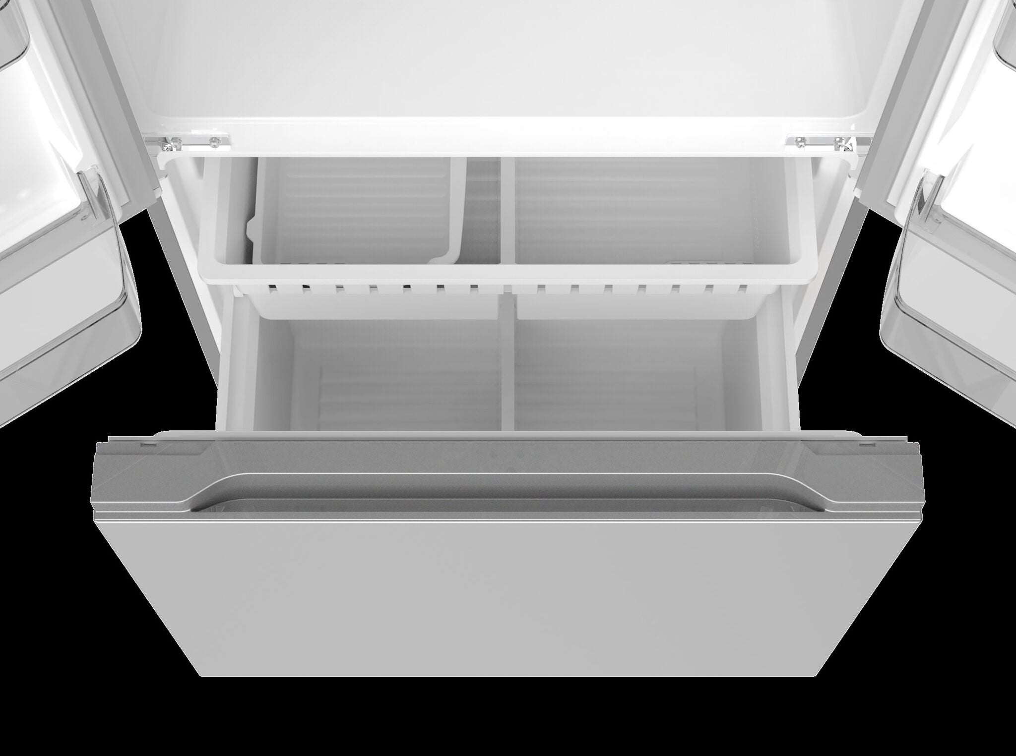 Marathon 30" 18 Cu. Ft. White French Door Refrigerator - MFF180WFD-1