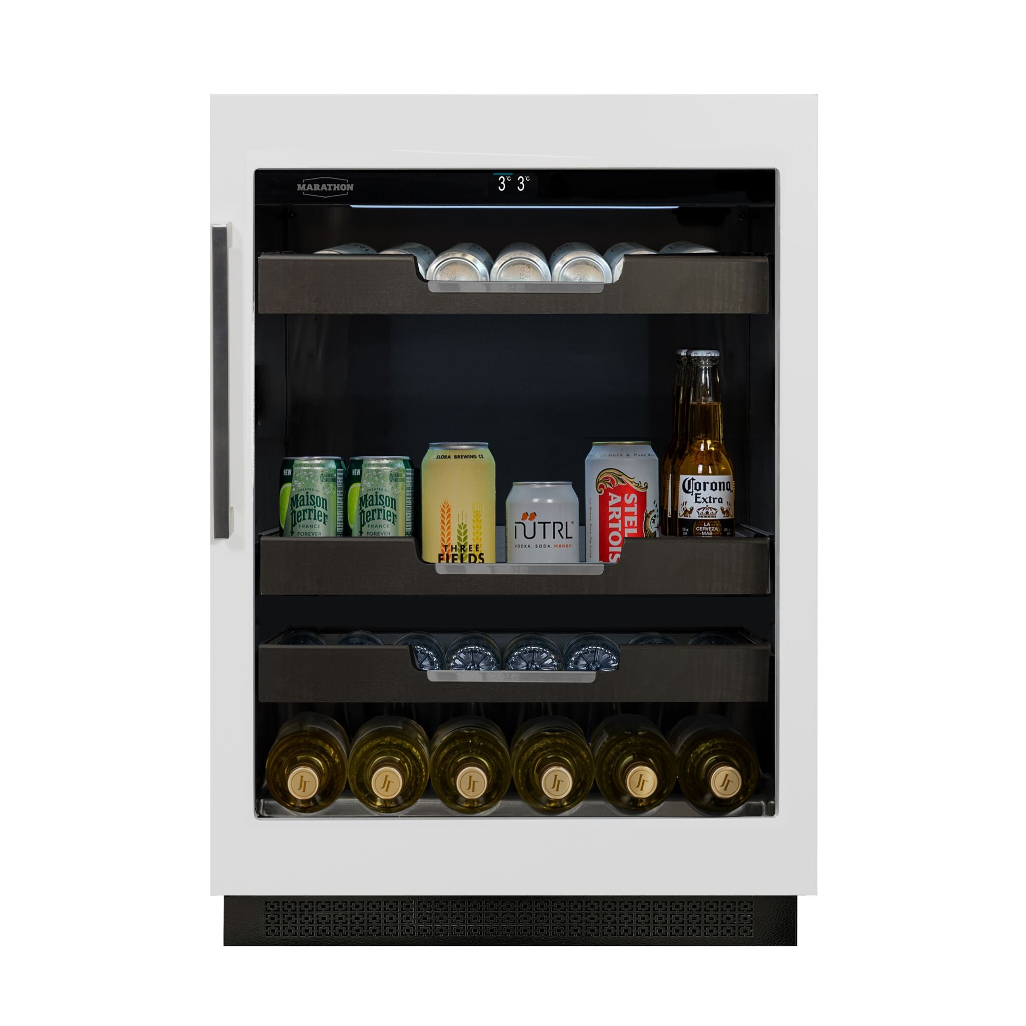 Marathon 24" Single-Zone Panel-Ready Beverage Cooler – M4-100PANR