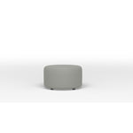 Duffield Round Ottoman - Jacob Light Grey