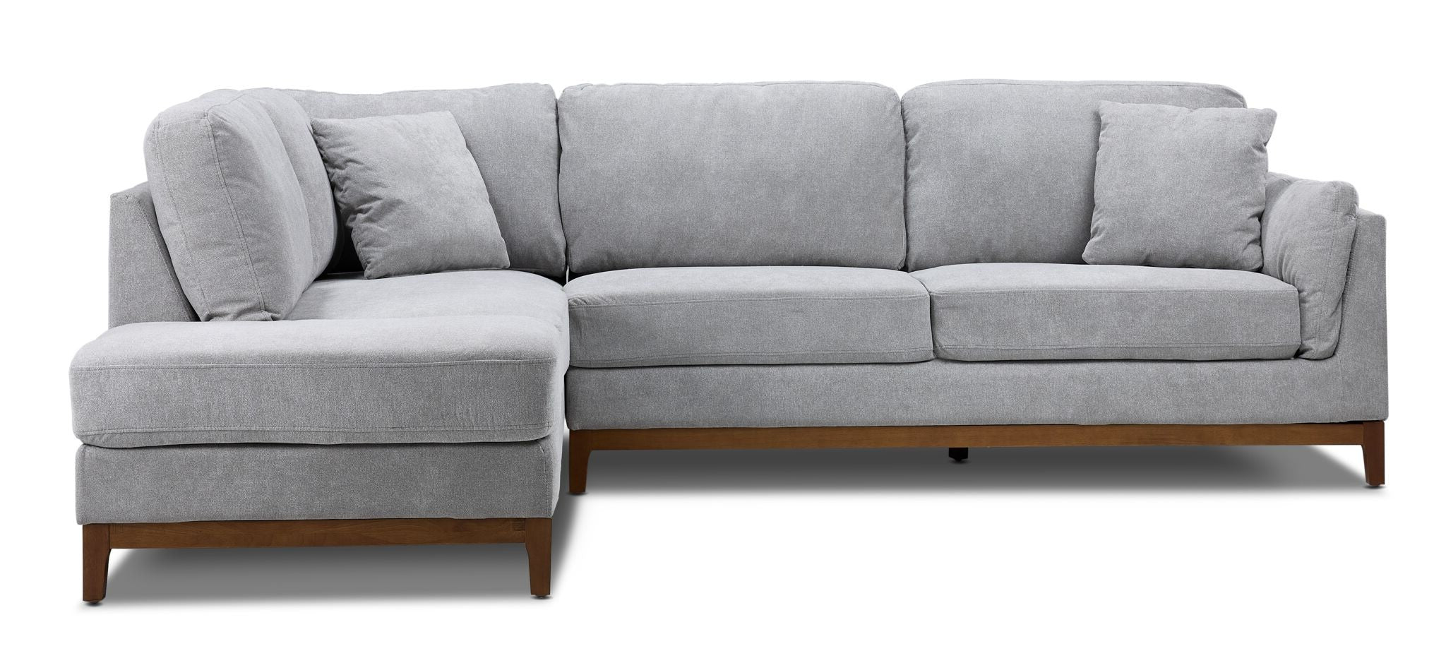 Marquis 2-Piece Sectional with Left Facing Chaise - Grey