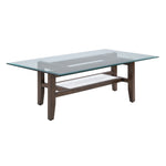 Mars 48" Coffee Table - Dark Brown