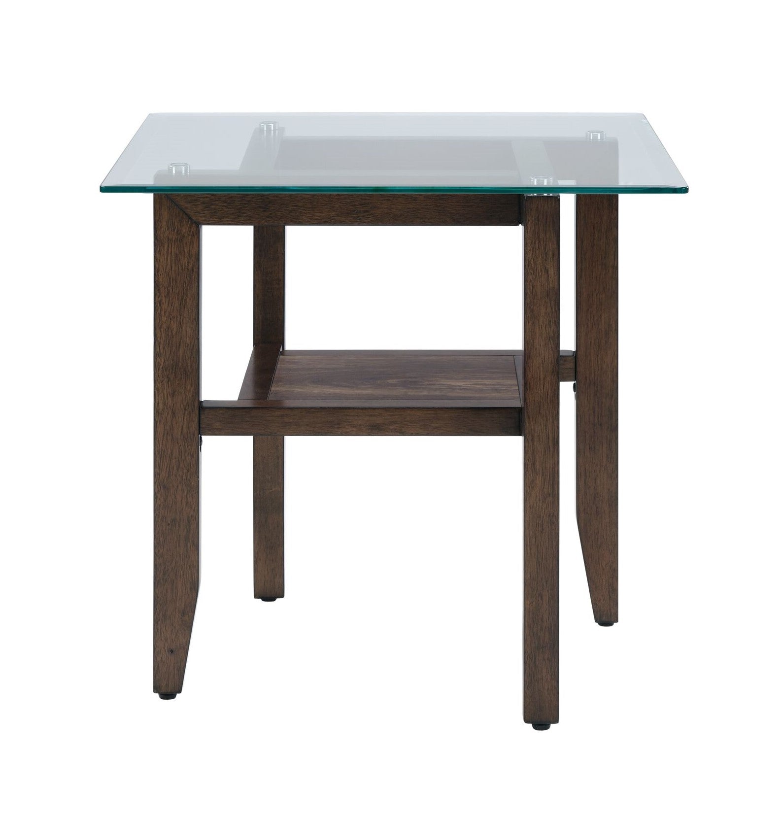 Mars 24" End Table - Dark Brown