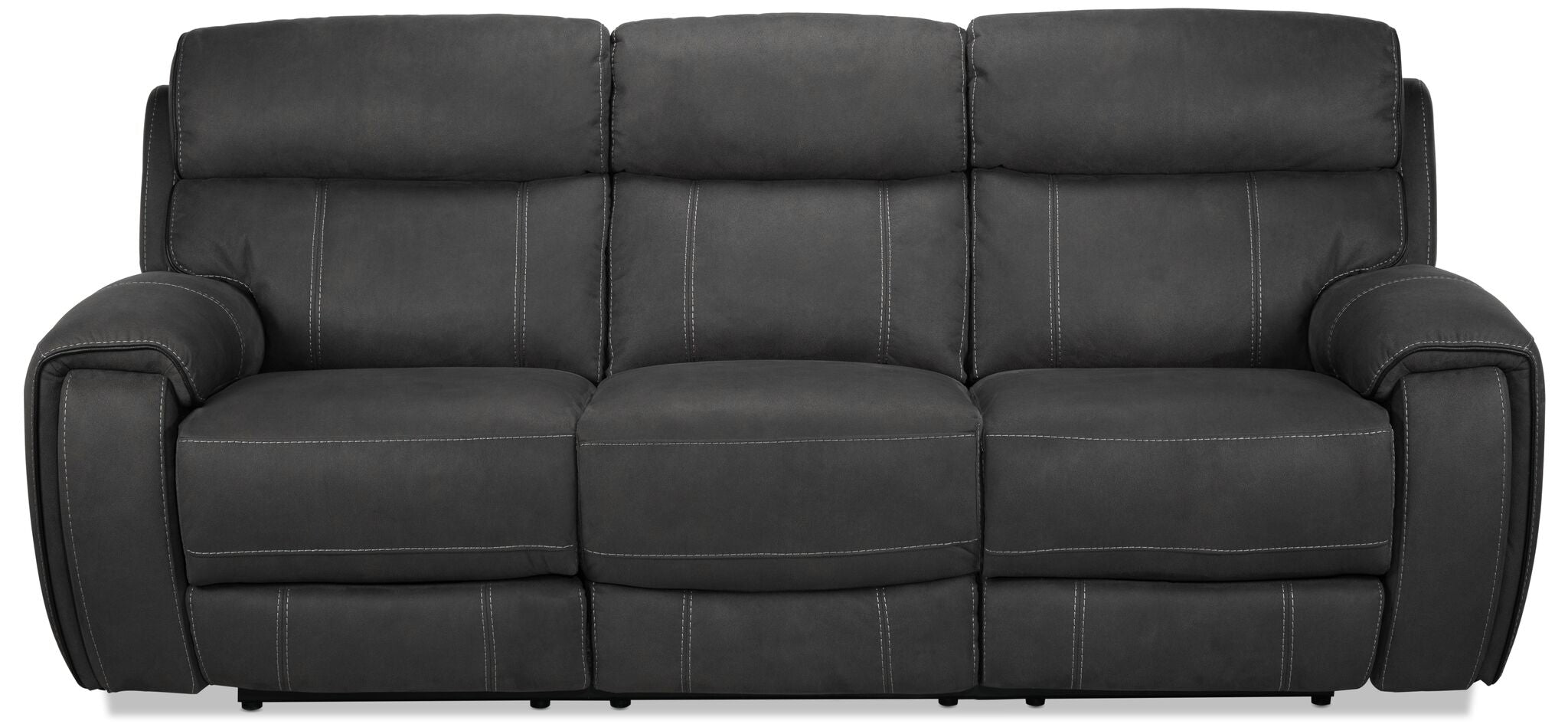 Martin II Power Reclining Sofa - Dark grey