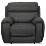 Martin II Power Reclining Sofa and Chair Set -Dark grey