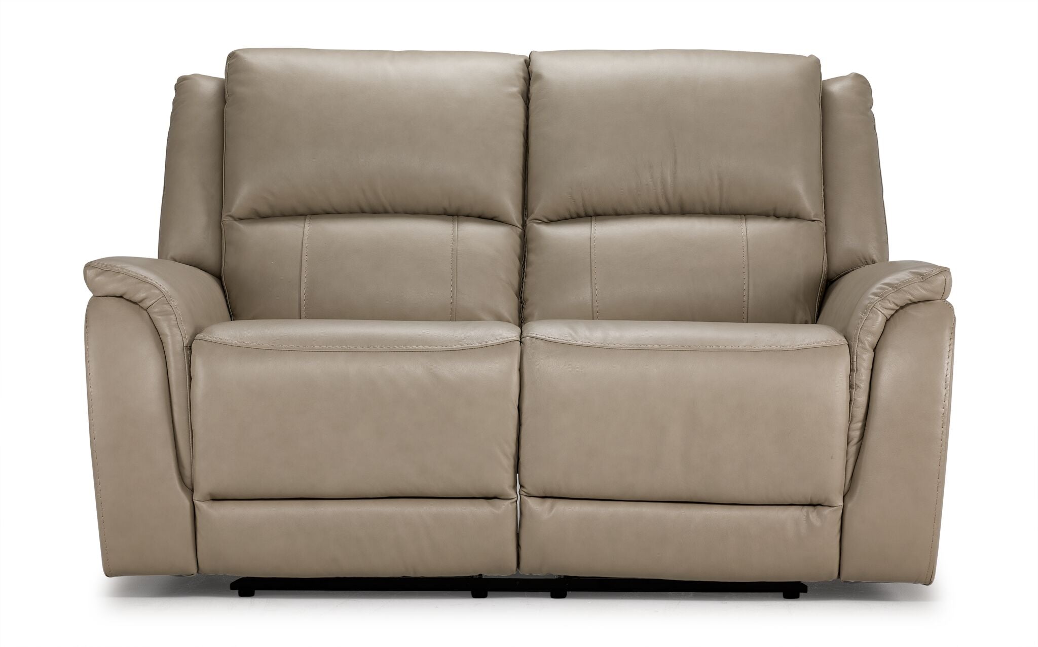 Maxton Leather Power Reclining Loveseat - Taupe