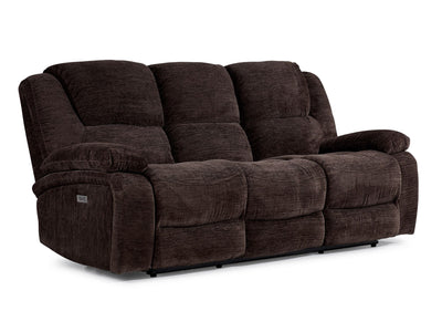 Maxwell Power Reclining Sofa - Brown