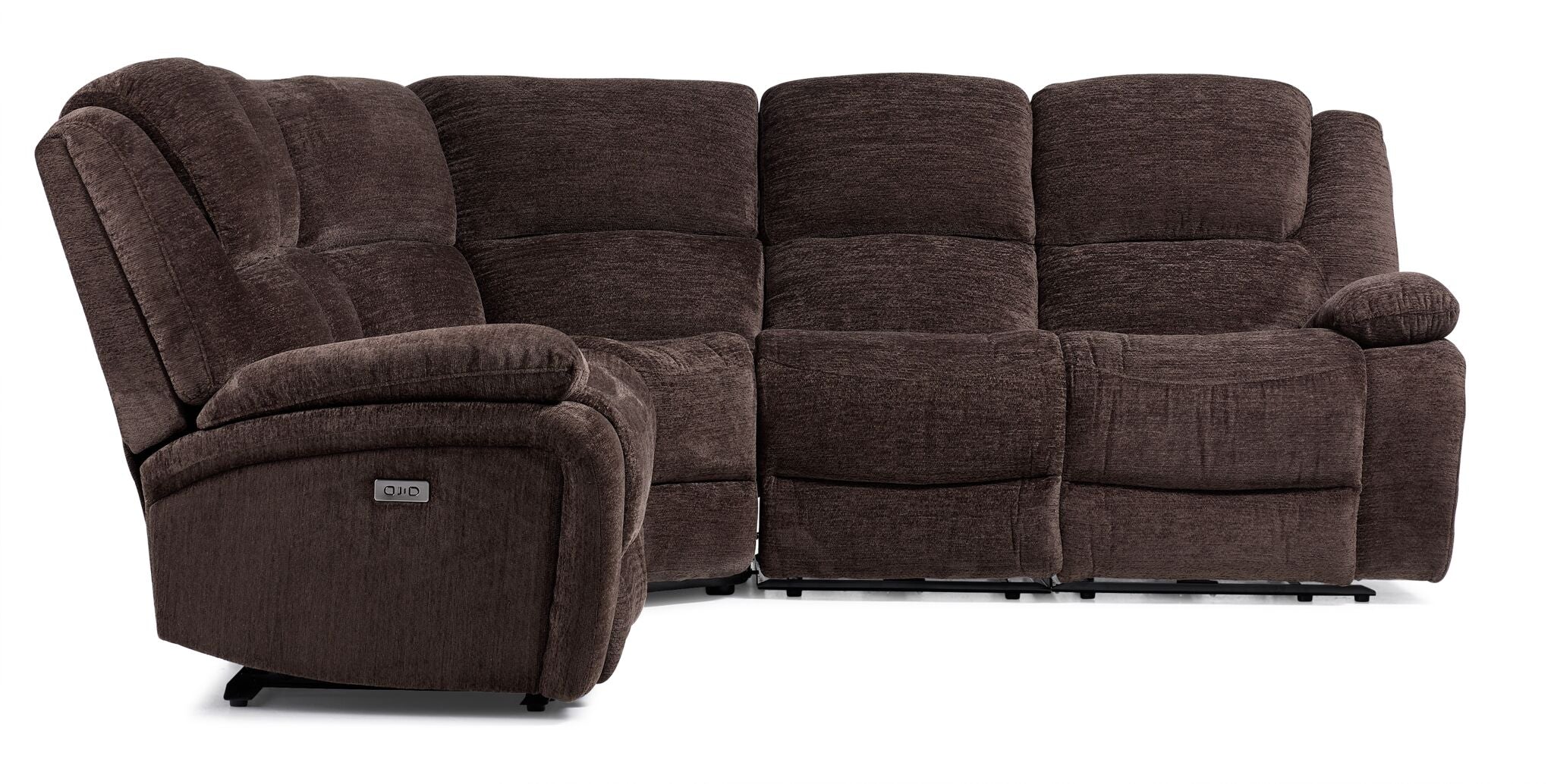 Maxwell 5-Piece Power Reclining Sectional - Brown
