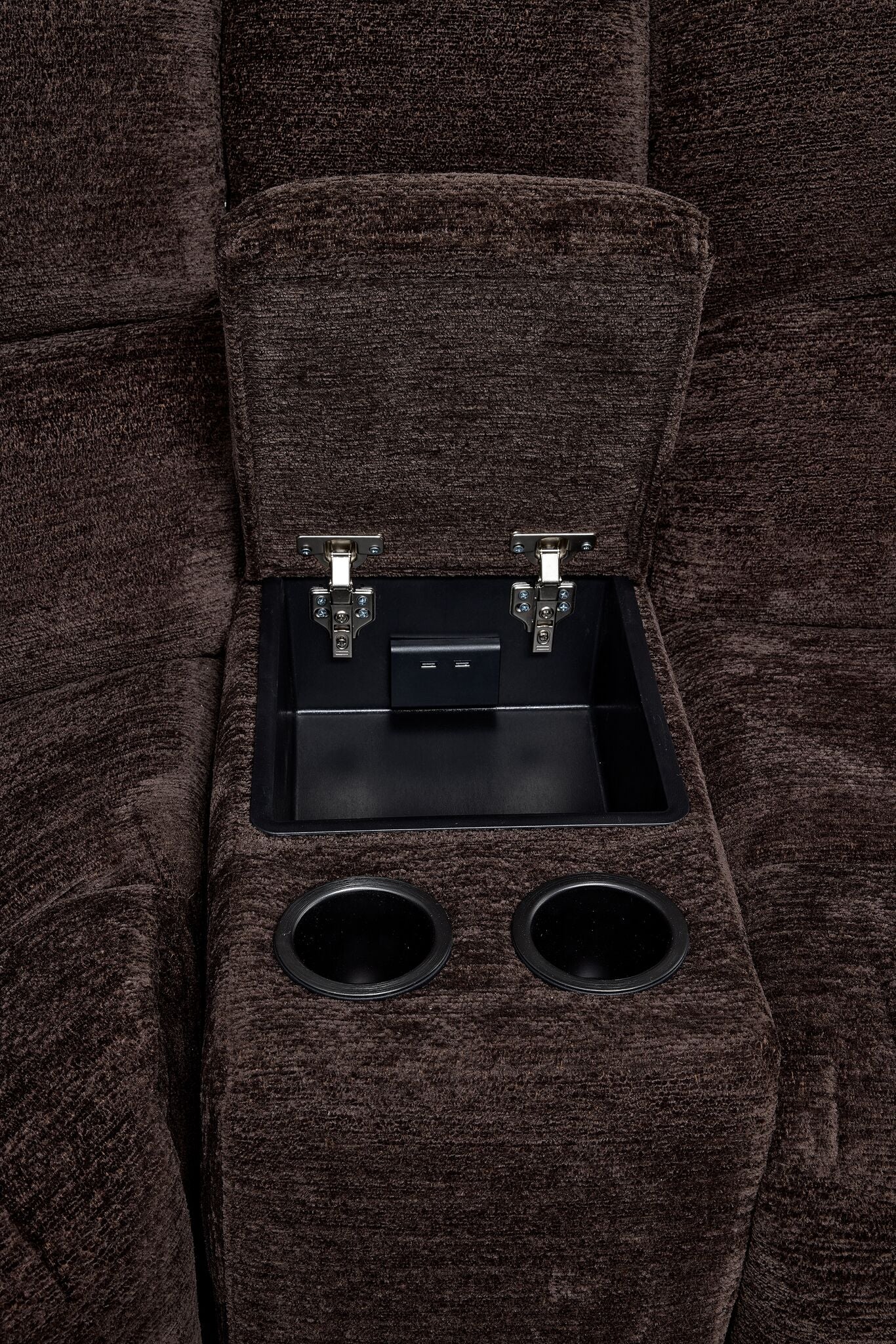 Maxwell 6-Piece Power Reclining Sectional with Console- Brown