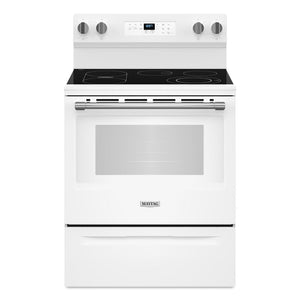 Maytag White Electric Freestanding Range (5.3 Cu.Ft.) - YMFES6030RW