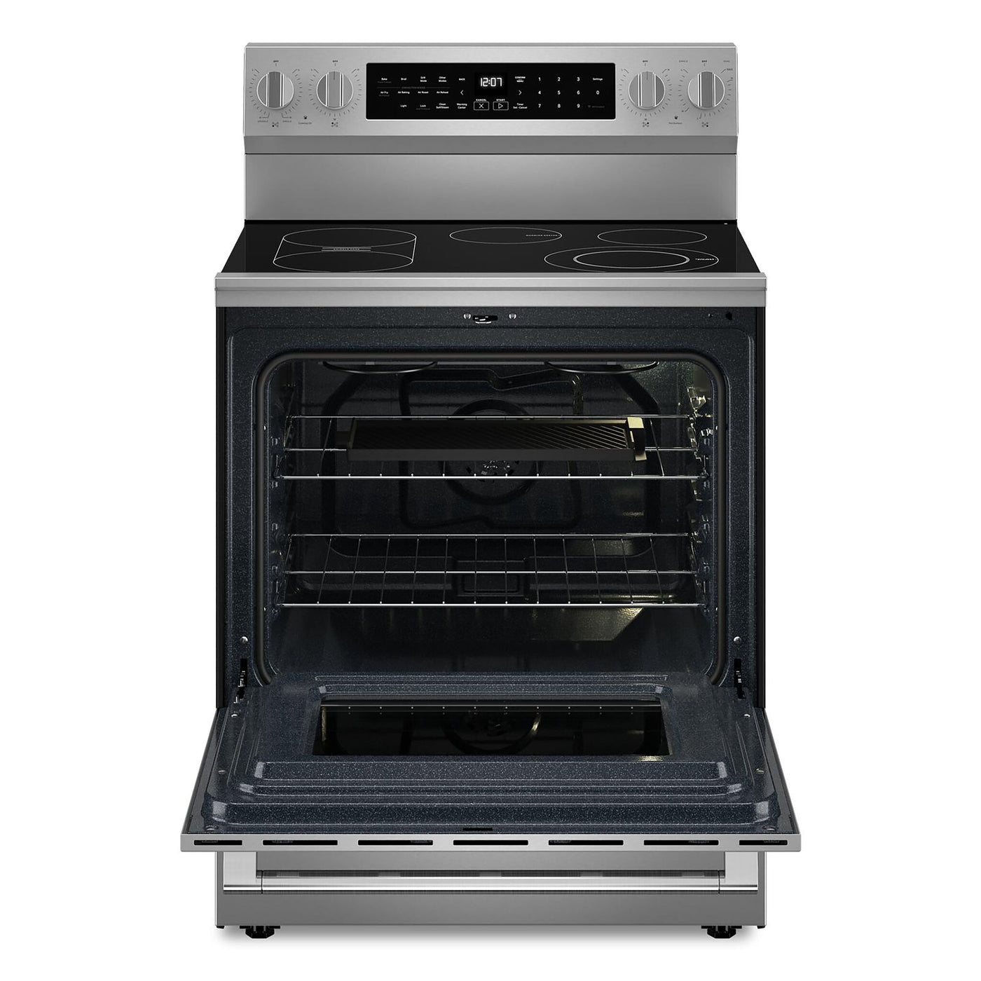 Maytag Fingerprint Resistant Stainless Steel Freestanding Electric Convection Range (5.3 Cu.Ft.) - YMFES8030RZ