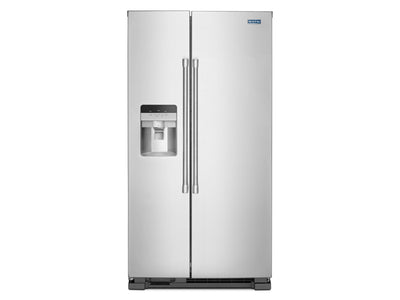 Maytag Fingerprint Resistant Stainless Steel Side-by-Side Refrigerator (24.51 Cu Ft) - MSS25C4MGZ